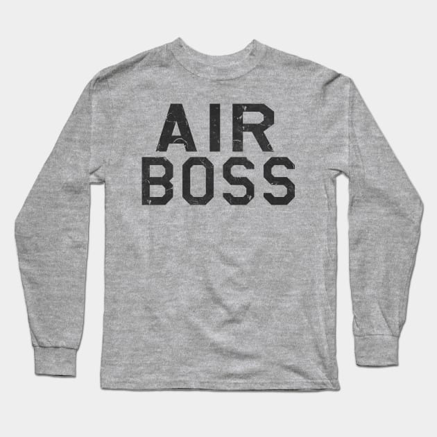 Air Boss Aircraft Carrier Deck Boss Military Long Sleeve T-Shirt by DesignedForFlight